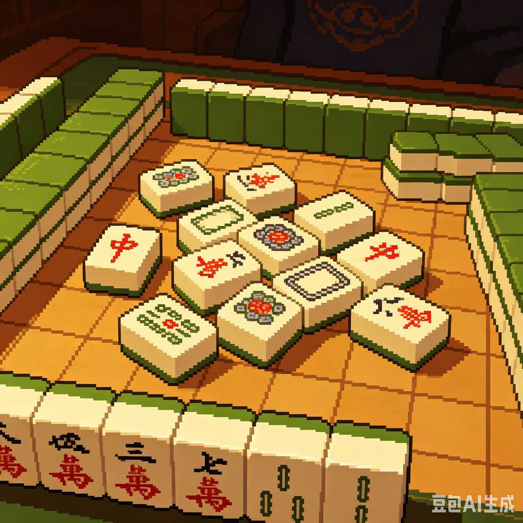 gloss texture mahjong tiles