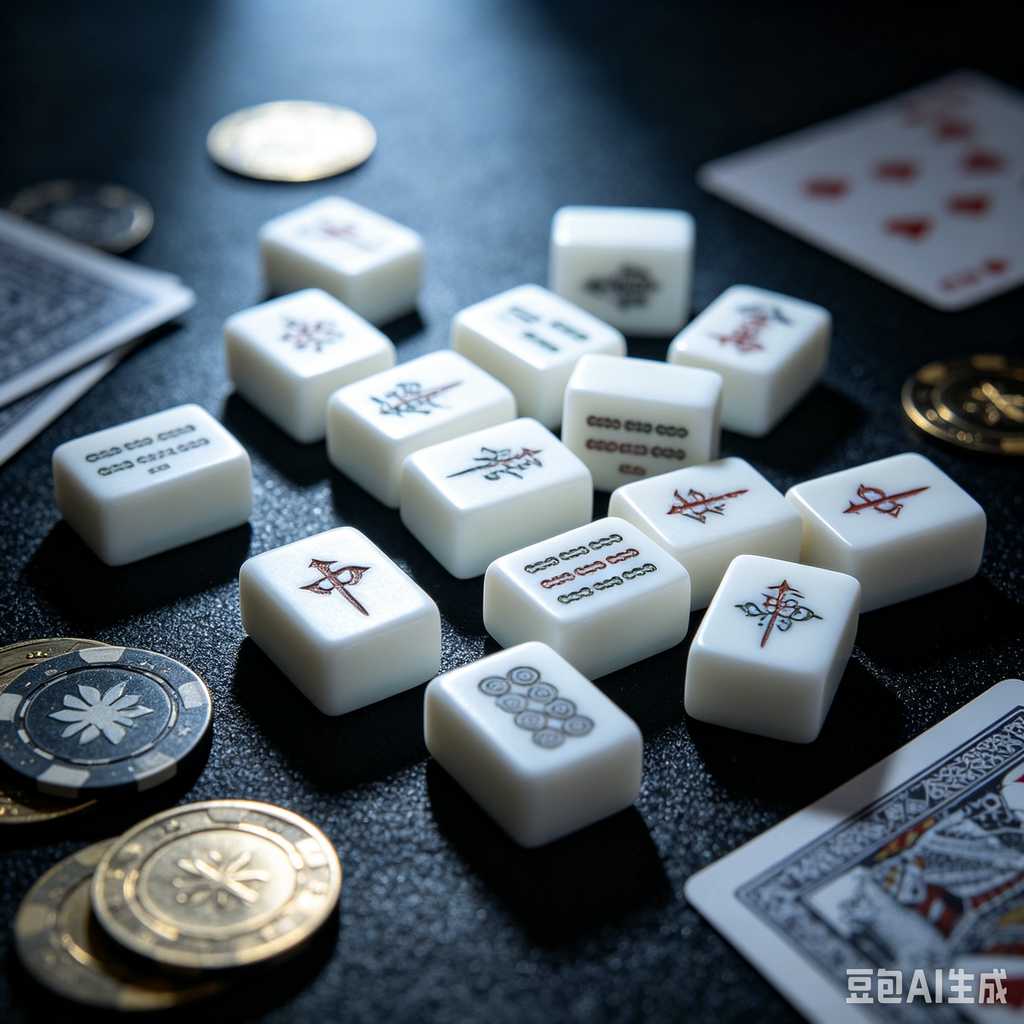 mahjong tile pushers and racks set